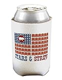 TOOLOUD American Bacon Flag - Stars and Strips Can/Bottle Insulator Cooler - 2 Pack