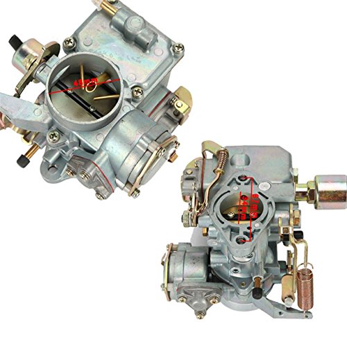 ALAVENTE Carburetor Carb for VW Volkswagen 1600cc 34 PICT-3 Beetle Super Beetle Thing Karmann Ghia Squareback Transporte Air Cooled Type 1 Engines - Thumbnail 2