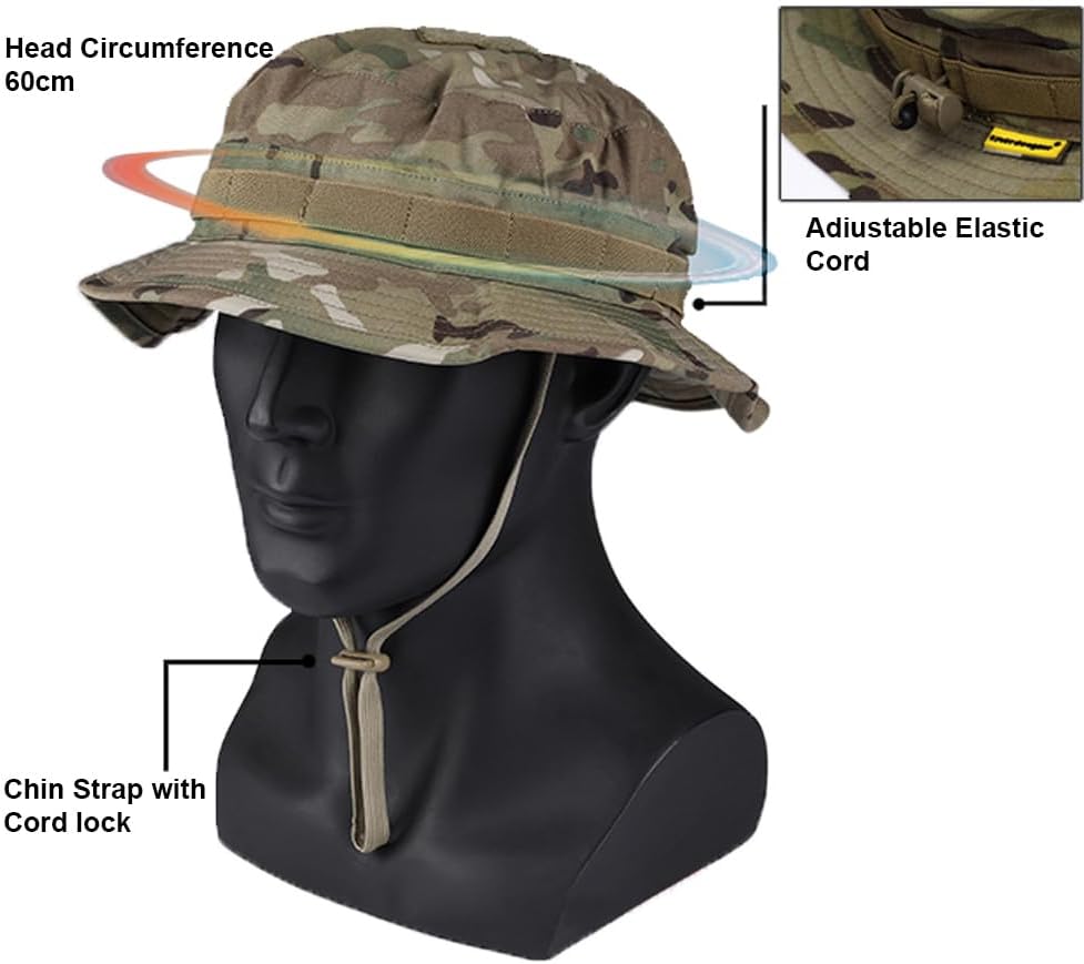EMERSONGEAR Sunproof Short Brim Hat Tactical Boonie Hats for Men Women Outdoor Sport Hunting Fishing