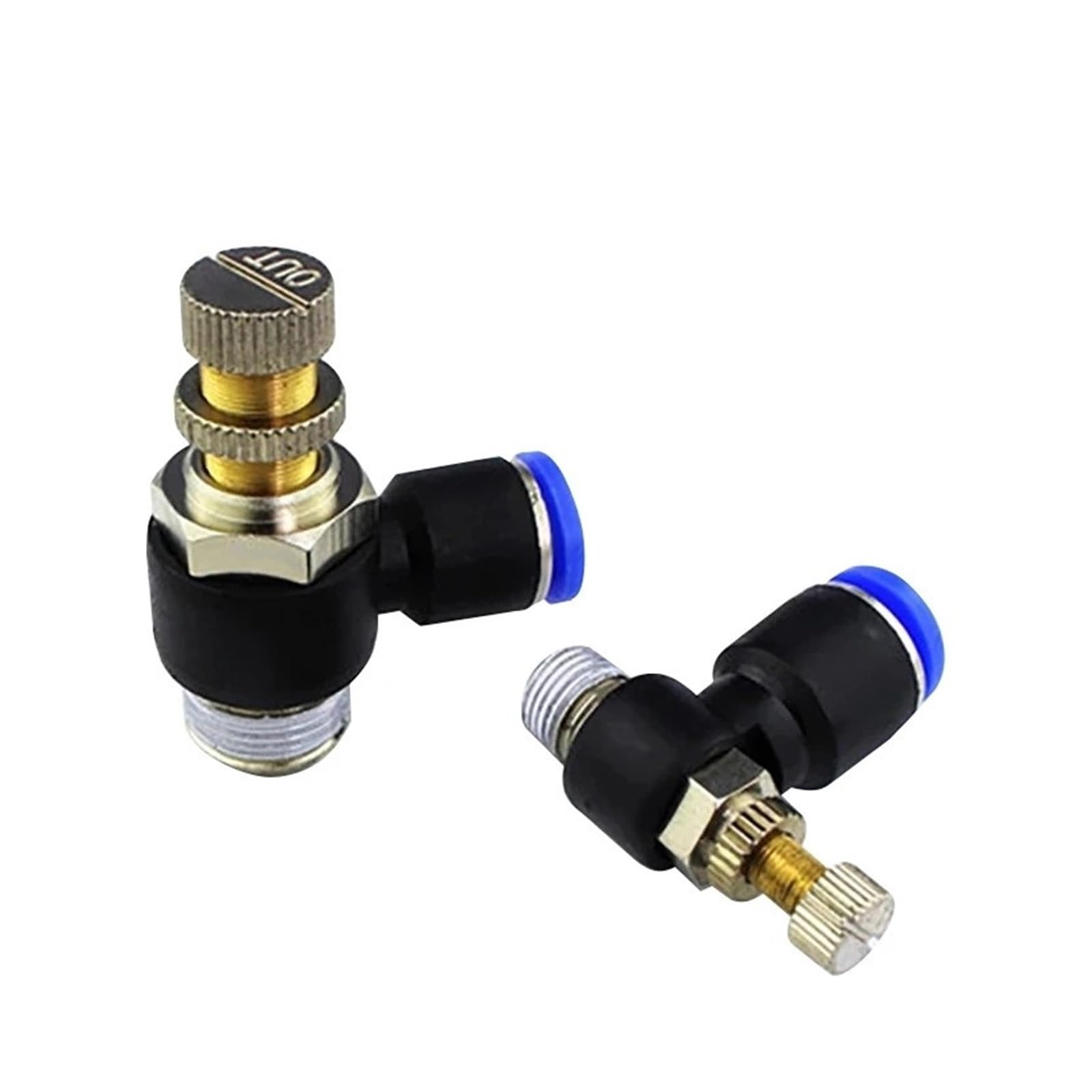 30 Uds Conector Rápido Regulador De Presión Válvula De Acelerador Accesorios De Compresor for Sistemas Neumáticos De Aire joyous(SL10-02 30PCS)