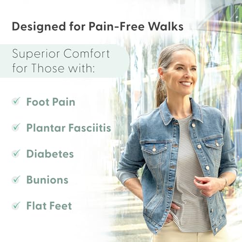 Orthofeet Women's Orthopedic Knit Iris Slip On Mule Sneakers4