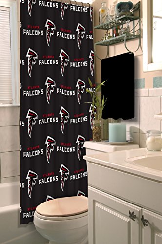Officially Licensed NFL Atlanta Falcons Shower Curtain, 72