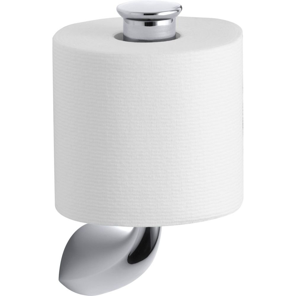 Kohler K-37056-CP Alteo - Soporte vertical para pañuelos, cromo pulido