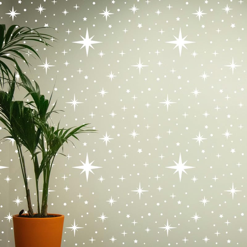 ARandNJ Painting for Wall Stencils (Size:- 16X24 Inch) Theme:- Stars DIY Reusable Painting Design Suitable for Bedroom, Drawing Room, Living Room Wall Stencil (Pack of 1) (B0D2DGD62J) Amazon Price History, Amazon Price Tracker