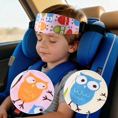 Image of Baby Head Support for Car Seat-Car Seat Head Support for Toddler-Car Pillow-Child Car Seat Head Support-Safety Car Seat Neck Relief