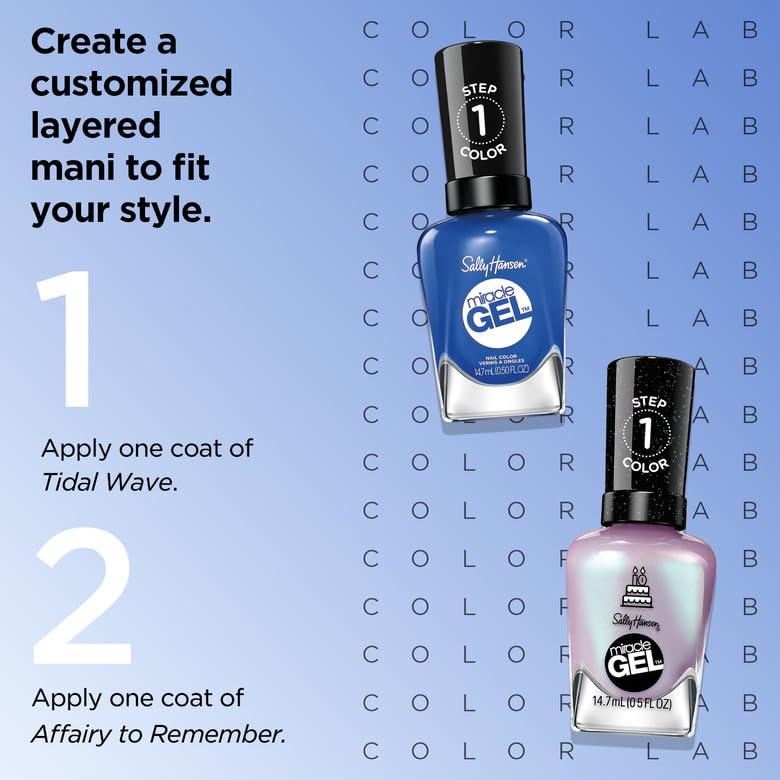Amazon.com : Sally Hansen Miracle Gel™, Tidal Wave – Midnight