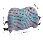 Lumbar Support Pillow for Office Chair, Memory Foam Car Back Cushion - Image 2
