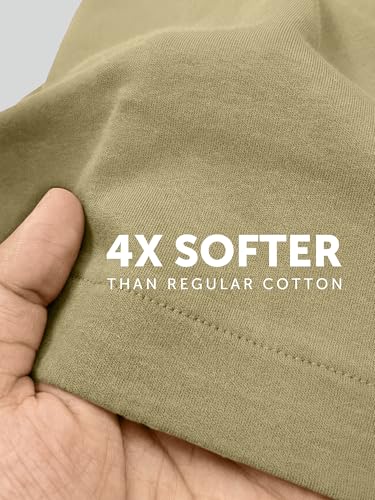 Image of XYXX Men's Iconique Solid Supima Cotton Slim Fit T-Shirt | Super Soft Half Sleeve Tshirts with Superior Colour Retention