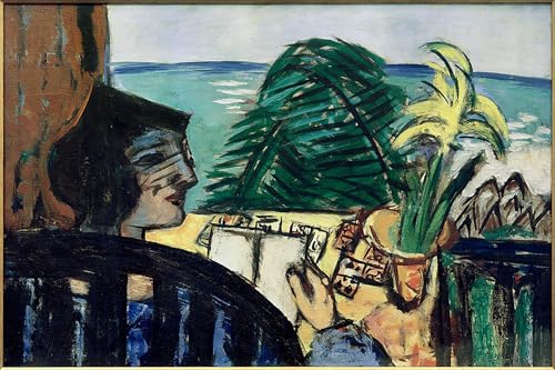 Pinturas Famosas Lienzo de Max Beckmann para Decorar un Salón Elegante y Moderno