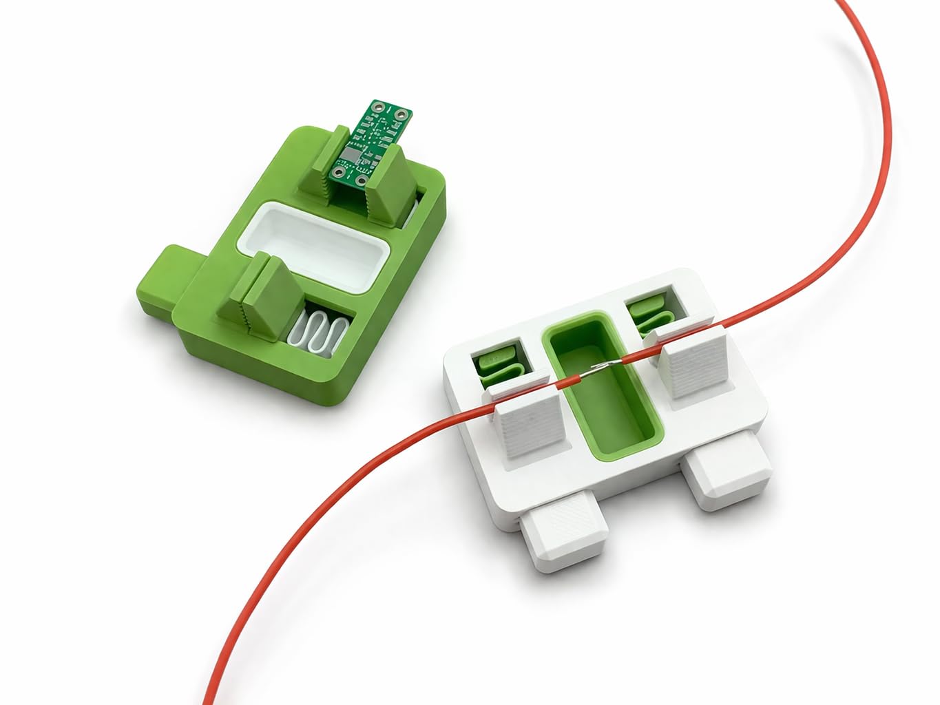 Fuonxen Wire Soldering Fixture, 3D Printed Plastic Cable Clamp, Clamping Range 0-15 mm, 75x50x32 mm-picture-18