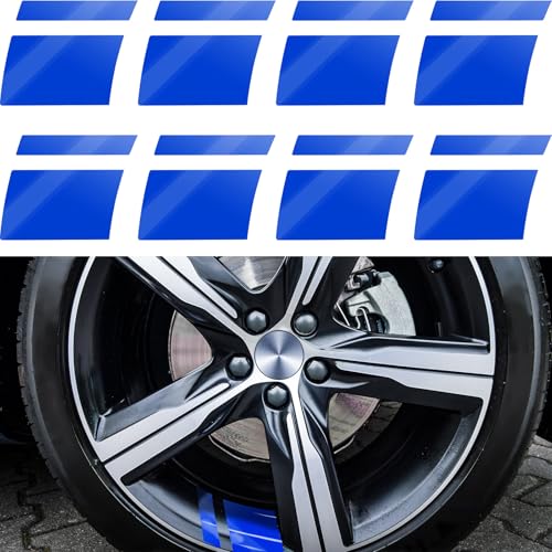 TOMALL Reflective Wheel Rim Stripe Blue