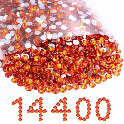 Image of Flatback Rhinestones Bulk, 14400PCS Hyacinth Rhinestones for Clothes DIY Decoration Crafts, Hyacinth, SS16, 3.8-4.0mm