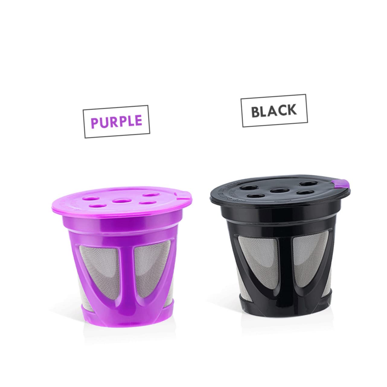 Amosfun 10 Piezas cápsula de café taza colador de café accesorios para maquinas de expreso de café reutilizables de café recargables concentrado de café maquina de cafe
