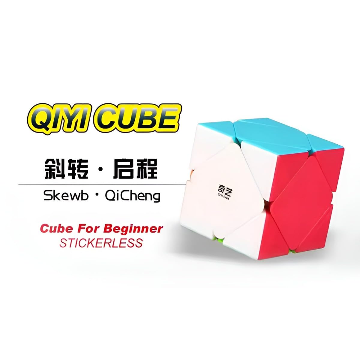 Logica Gochi - Cubo Magico Skewb Qicheng 3x3 - Cubo Senza Adesivi - Cubo speedcubing - Puzzle 3D - Skewb economico - Giochi logici