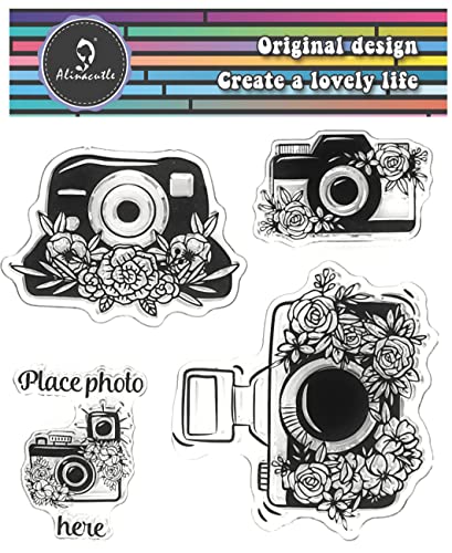 Alinacutle Clear Photo Stamps for Scrapbooking