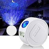LED Sternenhimmel Projektor Lampe, Nigecue 3 in 1 Sterne Mondlicht Projektionslampe Nachtlicht mit Wasserwellen, Galaxy Sternenprojektor Starry Projector für Baby Kinder Schlafzimmer Heimkino Party