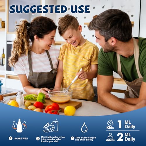 Image of 2PCS Vitamin D3 K2 Drops for Kids - Liquid Supplement with Magnesium for Calcium Absorption, Joint Health, Teeth & Heart - Non-GMO, Vegan, Orange, 4 Fl Oz - Kids Ages 4+