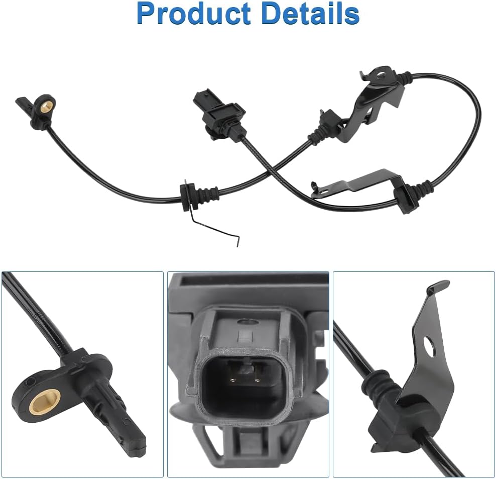 WMPHE 4 Pcs ABS Wheel Speed Sensors Compatible with Honda Accord 2.4L L4 3.5L V6 2008 2009 2010 2011 2012, Front and Rear abs Sensors, Replacement for 57455-TA0-A01, 57450-TA0-A01, 57470-TA0-A01