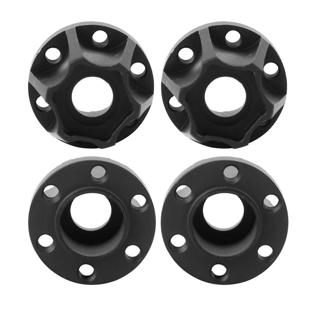 RC Wheel Hex Hub Adapter, 4Pcs Aluminum Alloy RC Car Wheel Hub Hex Drive Adaptor Fit for SCX10 1/10 Crawler 1.9inch 2.2inch Wheel(20mm) - Image 4