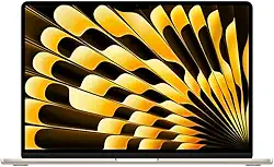 Apple 2024 MacBook Air (de 15 polegadas, Chip M3 da Apple com CPU de oito núcleos e GPU de dez núcleos, 16GB Memória unificada, de 512 GB) - Estelar