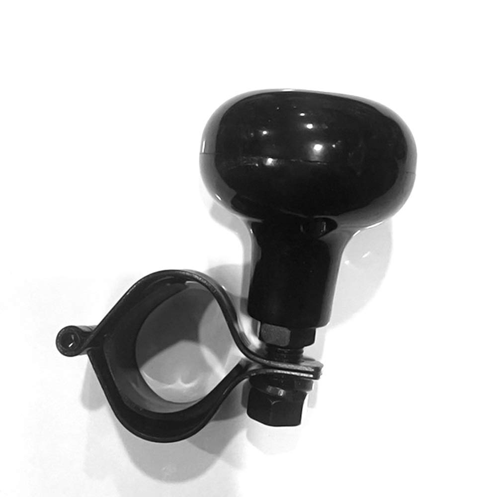 Auto -stuurwiel Boosterbal, autorowergreep spinner, auto -styling power handle stuurwiel metaal geassisteerde kogel booster spin knop klem stuurwiel boost boost boost ball besturing (Color : Silver