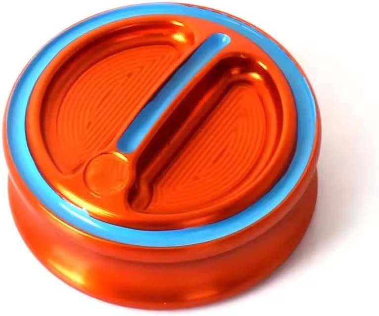 Motorcycle Gas Fuel Filler Cap Cover Right-hand Thread Fit For GTS 300 GTS300 Super HPE Primavera Sprint 150 125 2021-2024 (Orange)