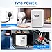 Vexloria Mini Fridge, 4L/6 Can Mini Fridge for Bedrooms, Portable Small Fridges, AC+DC Power Cooler, for Bedrooms, Cars, Offices; Skincare, Makeup, Cosmetics, Food