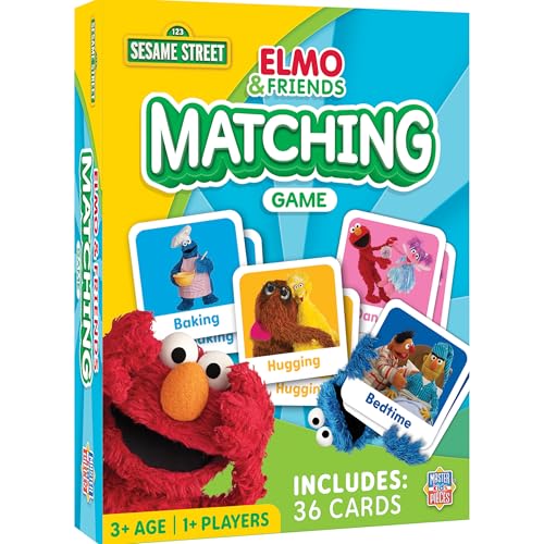 MasterPieces Kids Games - Sesame Street Matching Game - Fun for Kids and Family - Laugh and Learn