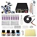 Produktbild Wormhole Tattoo Komplettes Tattoo Maschine Set für Anfänger Tattoo Netzteil Kit 4 Tattoo Farben 10 Tattoo Nadeln 1 Pro Tattoo Kit Tattoo Zubehör EU Stecker TK1000016
