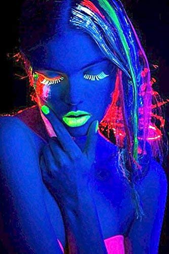 Uv Glow Blacklight Eyeliner And Mascara Duo - 6 Color Variety Pack, 6Ml – Day Or Night Stage, Clubbing Or Costume Makeup By Splashes & Spills #TOP5