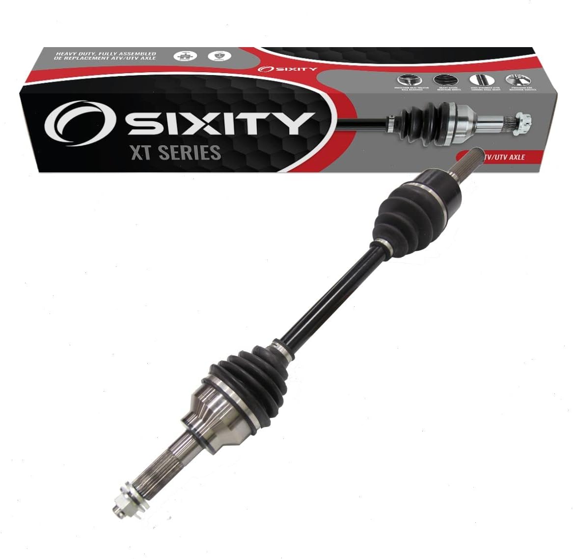 Sixity XT Rear Right Axle compatible with Kawasaki KAF1000 Mule PRO-DX Diesel EPS LE PRO-DXT FE KAF820 PRO-FX Camo Ranch Edition PRO-FXR PRO-FXT 2015-2021