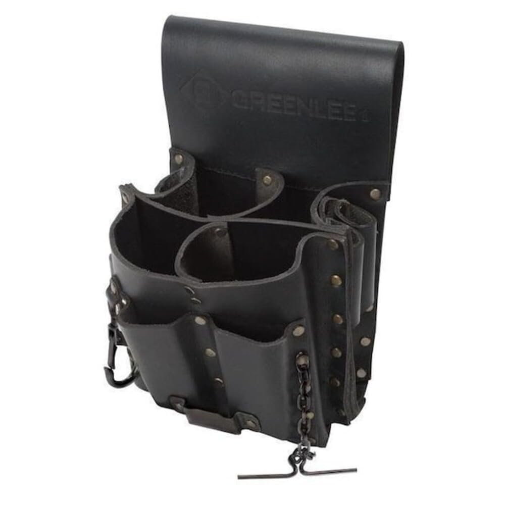 Amazon.com: Greenlee 0258-11 Tool Pouch, Leather, 8 Pocket