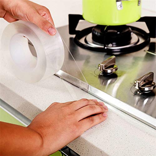 BESTONZON Fita autoadesiva para parede de cozinha, selante de banheira