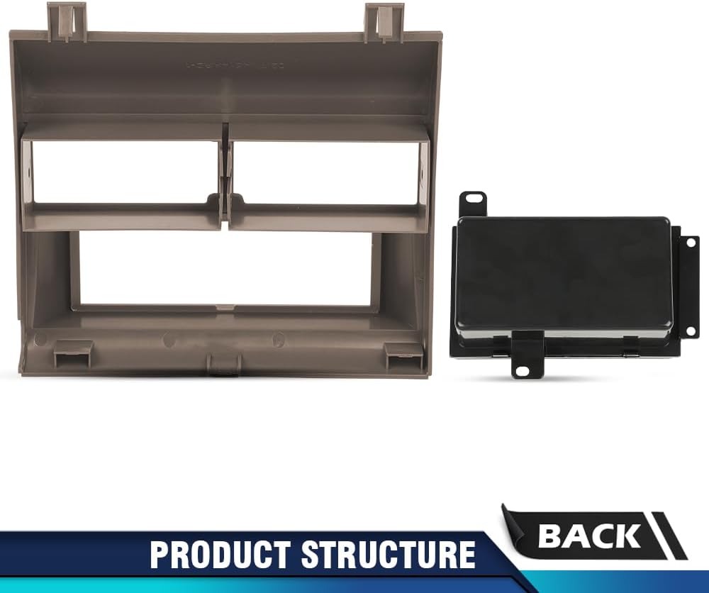 PIT66 Dash Cover Panel Install Dash Kit W/O Wire Harness Compatible with 1988-1994 Chevy GMC Trucks Mount Dashboard Cover Beige