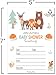Papery Pop 30 Baby Shower Invitations for Boy or Girl with Envelopes (30 Pack) - Gender Neutral - Fits Perfectly with Woodland Animals Baby Shower Decorations and Supplies
