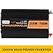 Produktbild QXYA Wandler Wechselrichter Reine Sinuswelle 3500W 24V DC zu 230V AC Wechselrichter Steckdosen Auto Wechselrichter - Spitzenleistung 7000 Watt zufrieden