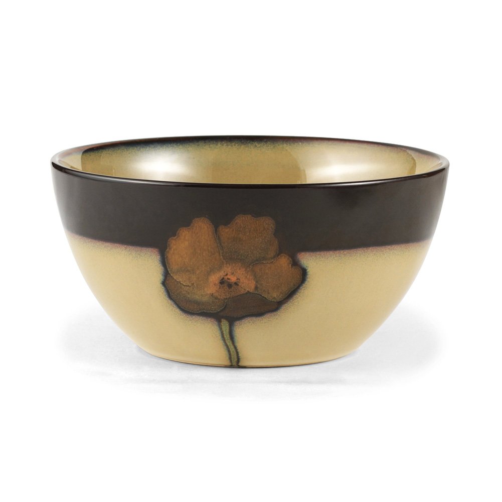 PfaltzgraffEveryday Painted Poppies Soup/Cereal Bowl