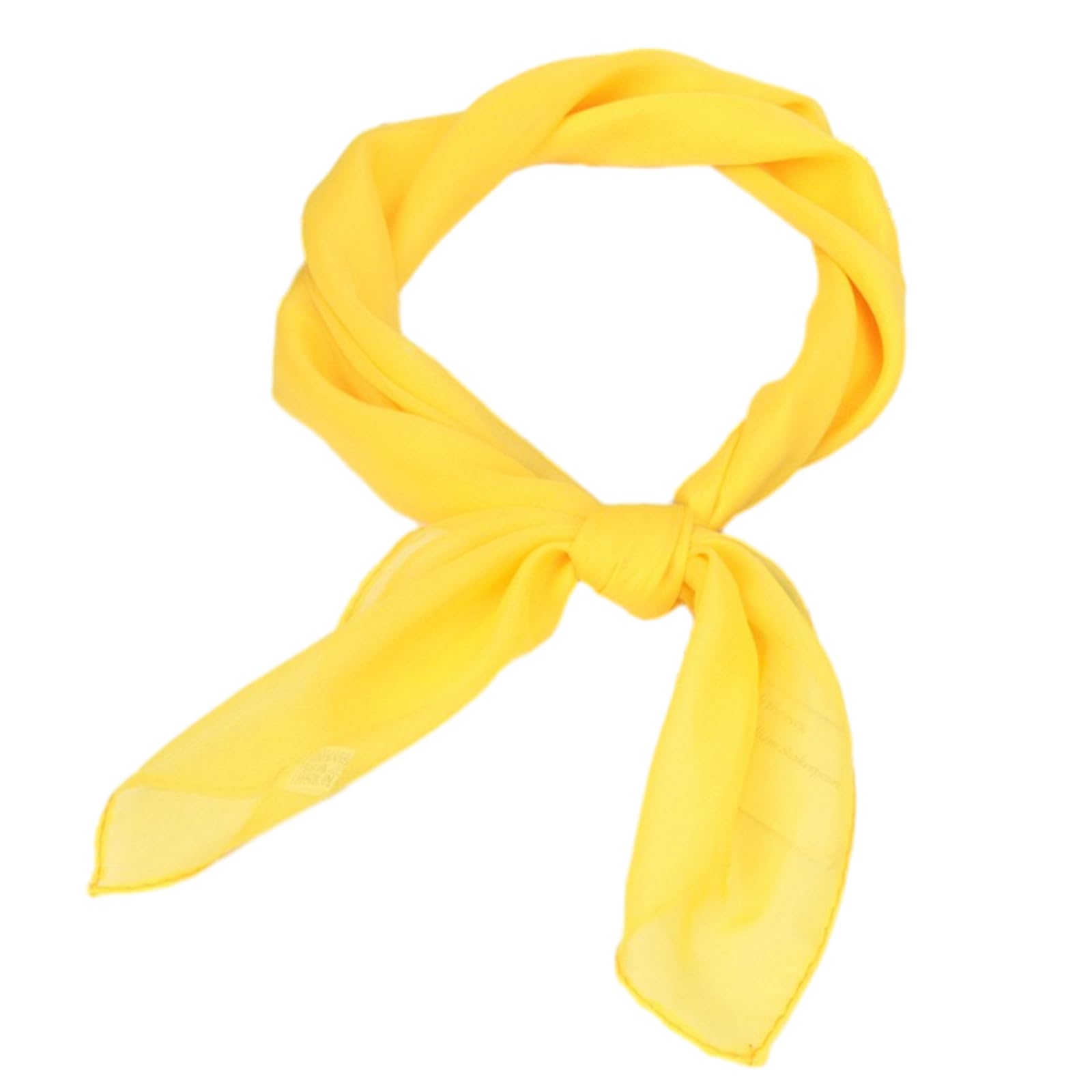 Yazhuq 1950s Scarf Square Ribbon Neck Scarf Square Handkerchief Retro Hair Tie for Women 50s Sheer HeadScarf