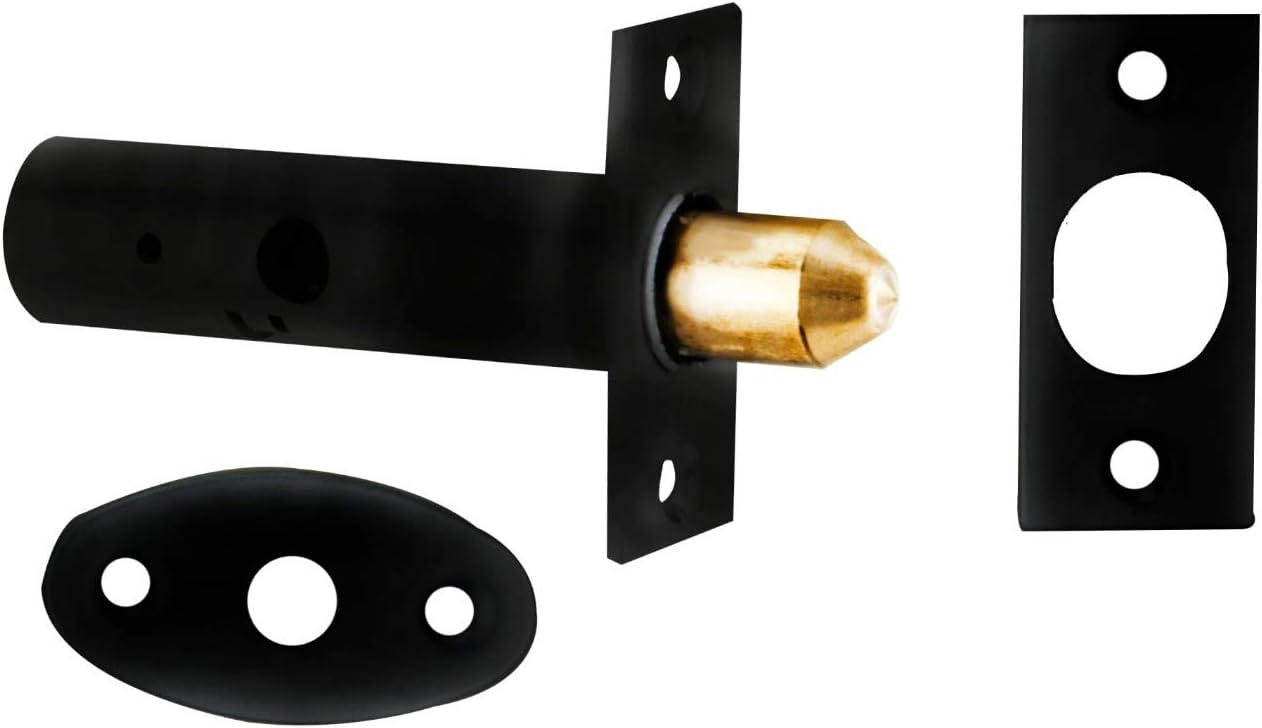 DOOR SECURITY BOLT 2.25, Black, 60mm