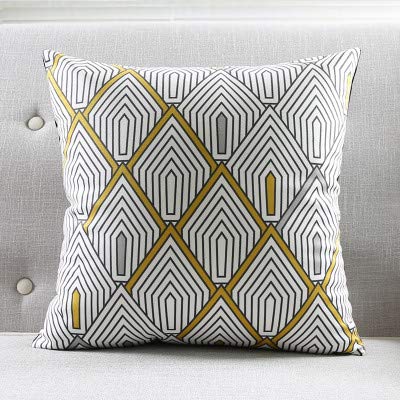 Coussin de sofa en flanelle WLLLO élégance et finition géométrique