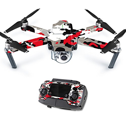 Mightyskins Skin Compatible With Dji Mavic Pro Quadcopter Drone - Red Camo |