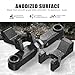 NICECNC Black ATV Front Rear Lowering Kit Compatible with Yamaha Raptor 660 660R YFM660R Raptor 700 700R YFM700 Raptor350