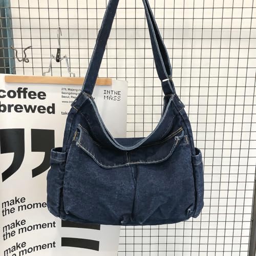 Image of Messenger Bag Hobo Crossbody Bags for Women Canvas Bag Crossbody Tote Bag Shoulder Bag