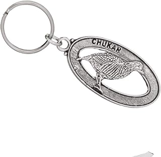 Creative Pewter Designs, Pewter Chukar Key Chain, Antiqued Finish, BK035