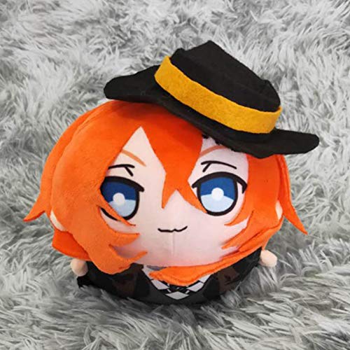 Preisvergleich Produktbild Lecheng Anime Bungou Stray Dogs Plüschpuppe, Schlüsselanhänger, Cartoon, weich gefülltes Plüschkissen (Stil 1)