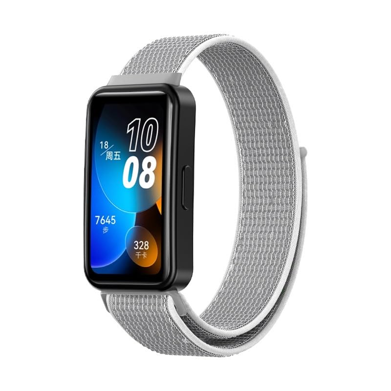 Compatible with Huawei Band 8 Strap, Breathable Nylon Watch Band compatible for Huawei Band 8 Adjustable Strap Replacement Bands