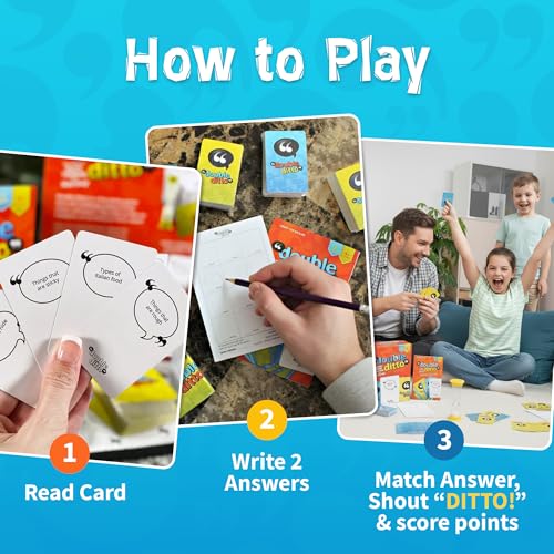 Double Ditto Juego de Mesa Familiar para 4 Jugadores miniatura 3