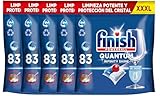 Finish Powerball Quantum Infinity Shine Dishwasher Tablets, Powerful Cleaning and Glass Protection, 415 Tablets (5 x 83 Tablets)