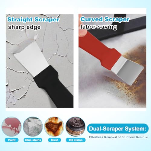 Byfoyif 11 teilig Klein Drahtbürsten Set Messing Stahlbürste Rost Bürste Messingbürste Kupferbürste Edelstahlbürste und Nylonbürste zum Entfernen von hartnäckiger Rückstände und Rost Schweißschlacken