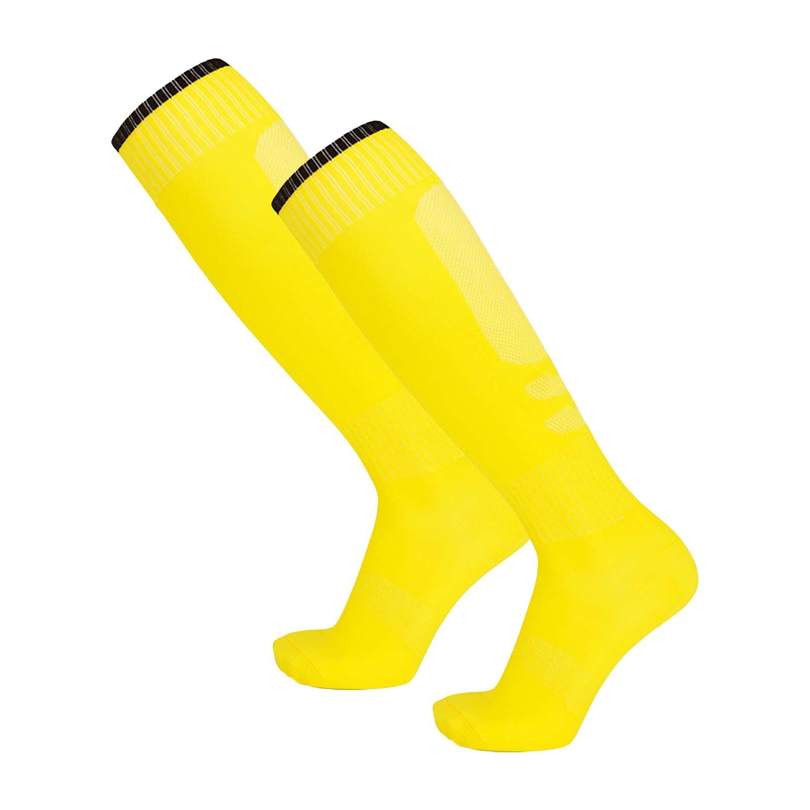 Calcetines de fútbol para niños 5-12 años 3 pares rayas transpirables deportes entrenar